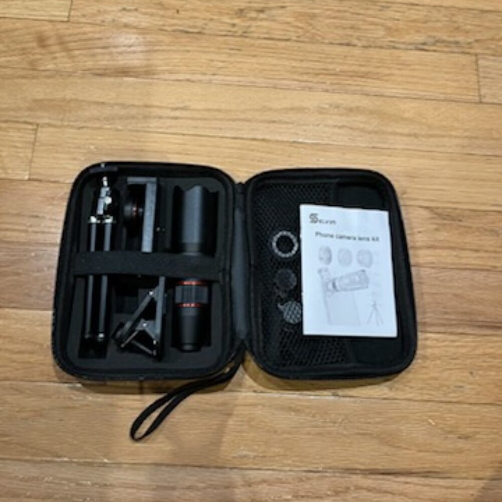 Selvim Smartphone Camera Lens Kit - Includes Hard Shell Carrying Case.